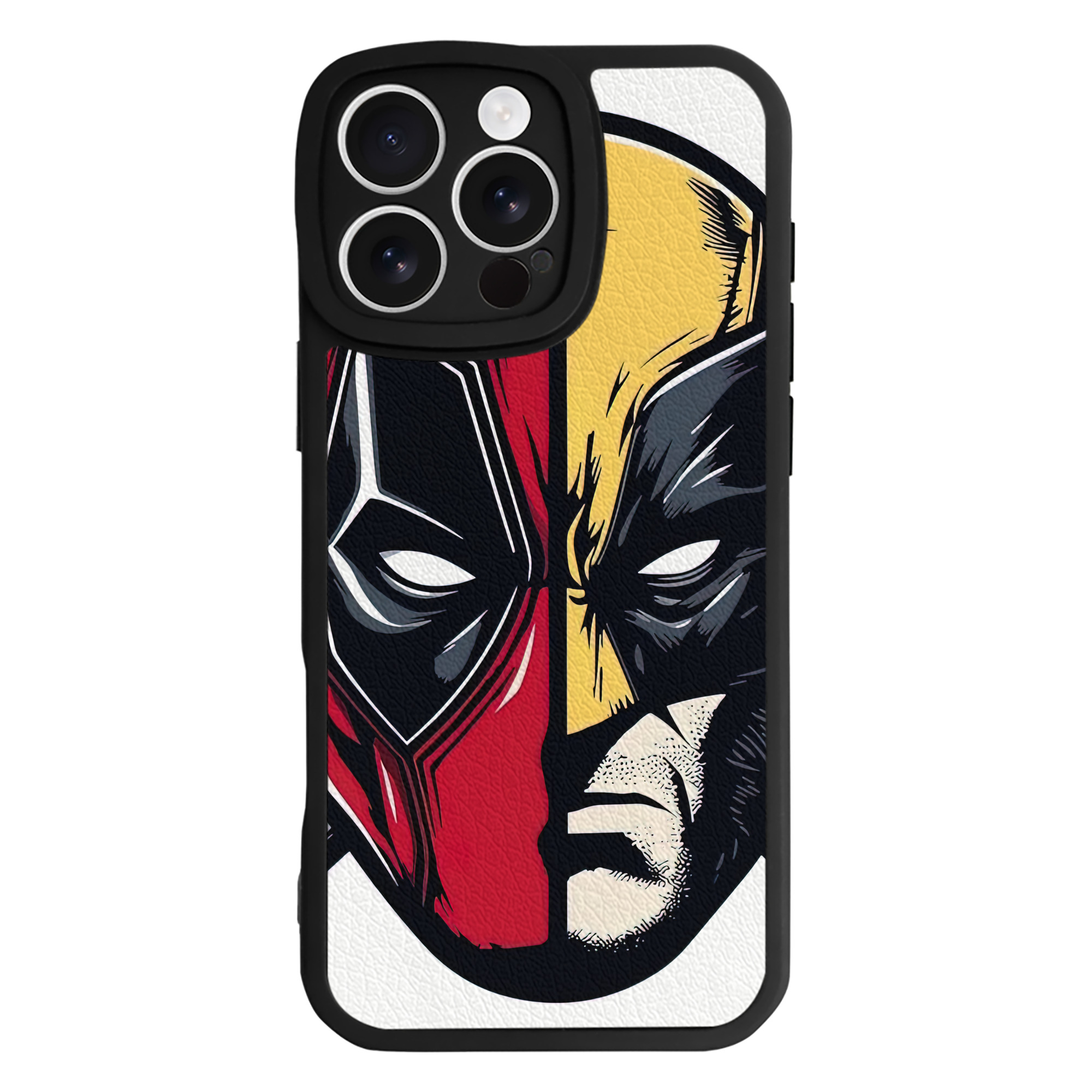 （画像用） Deadpool デッドプール 【iPhone 16シリーズ対応】シリコンスマホケース（レザー調） 材質：シリコン